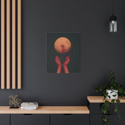 Praying To The Moon - Canva