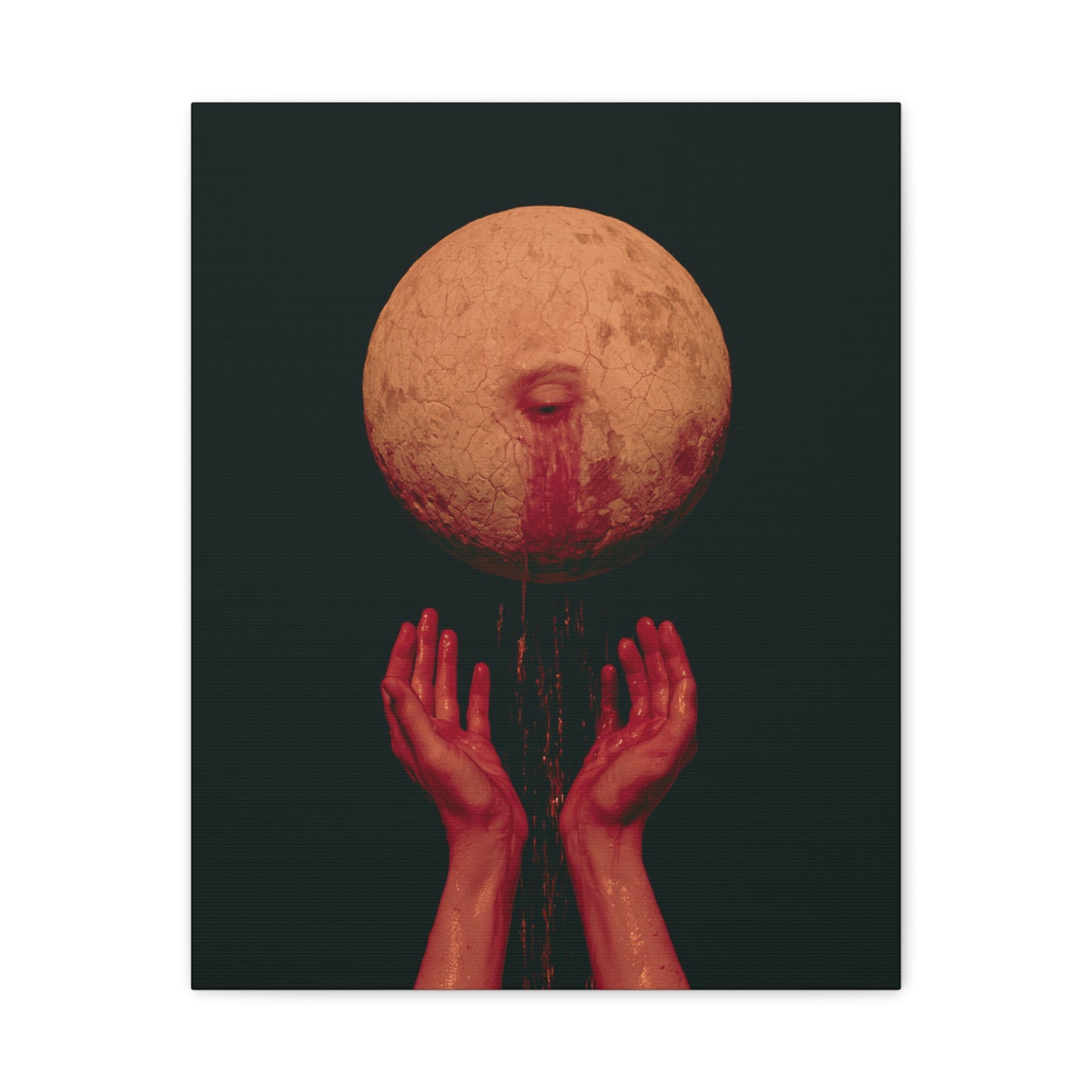 Praying To The Moon - Canva