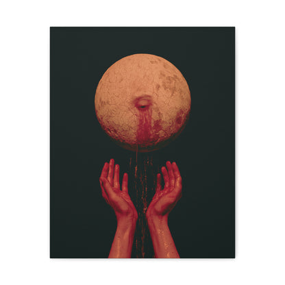 Praying To The Moon - Canva
