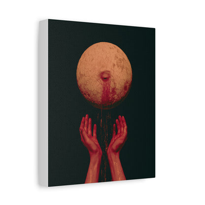 Praying To The Moon - Canva