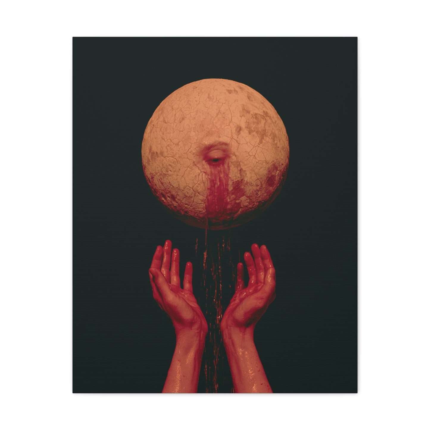 Praying To The Moon - Canva
