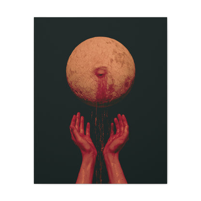 Praying To The Moon - Canva