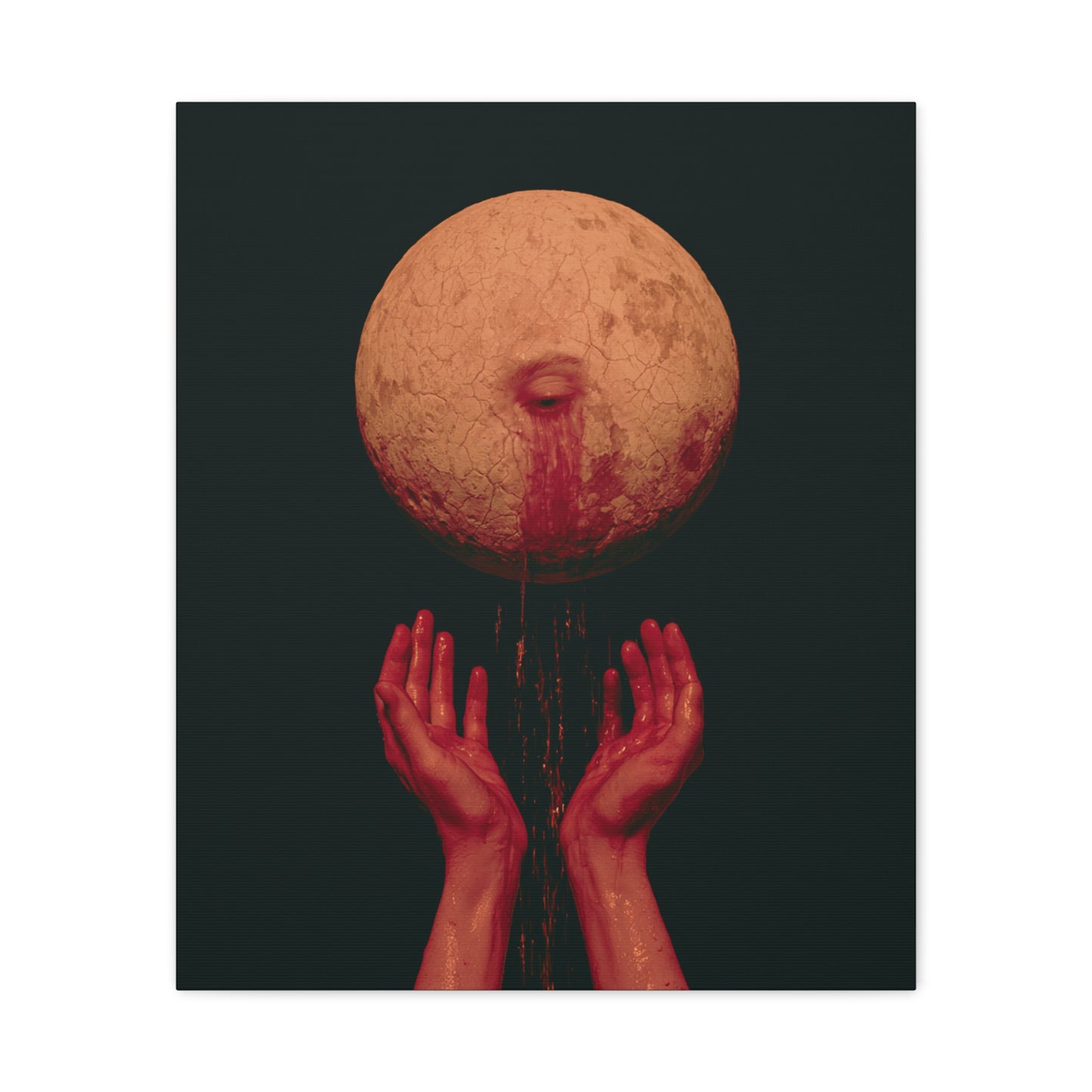 Praying To The Moon - Canva