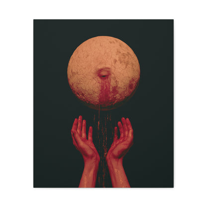 Praying To The Moon - Canva