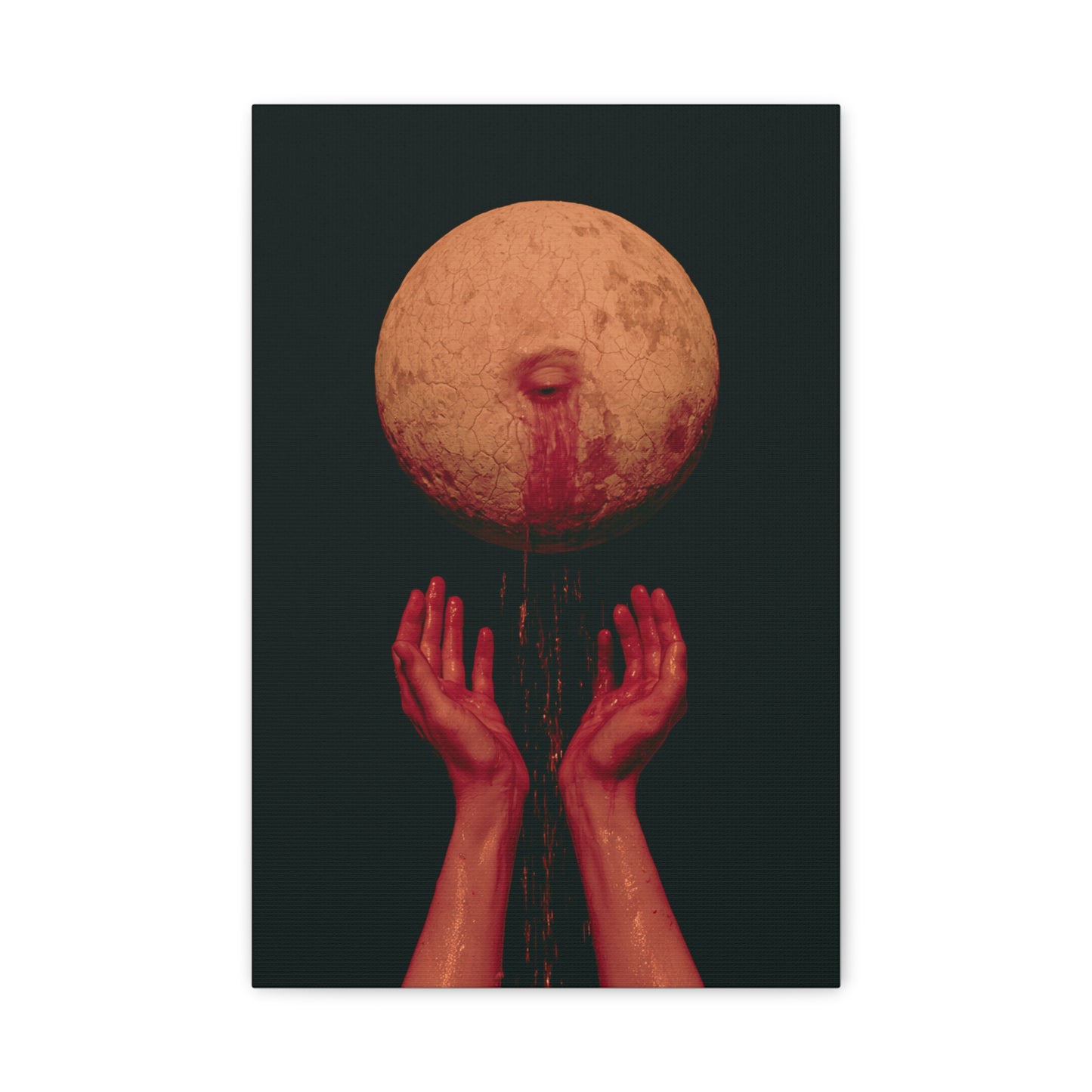 Praying To The Moon - Canva