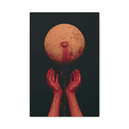 Praying To The Moon - Canva
