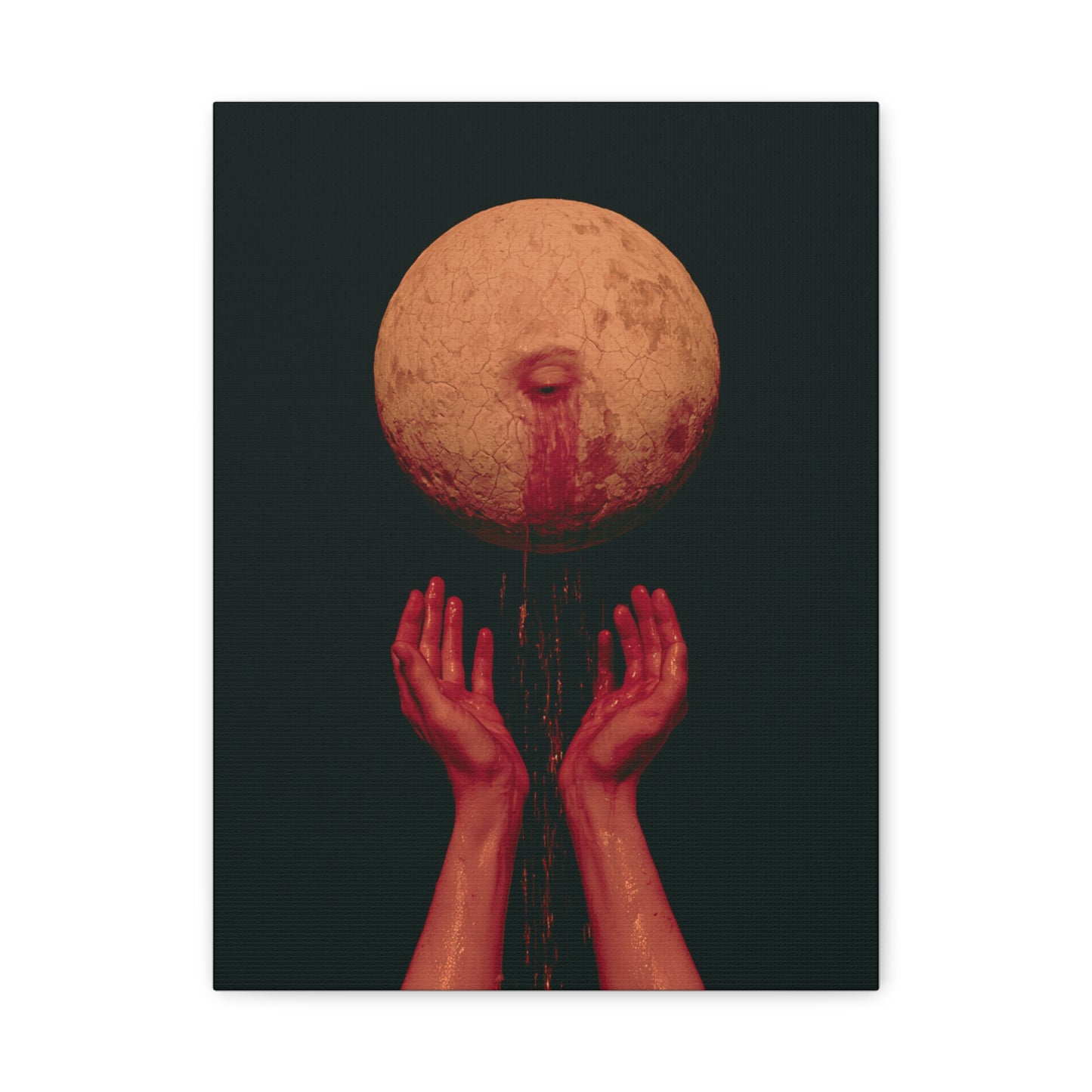 Praying To The Moon - Canva