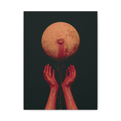 Praying To The Moon - Canva