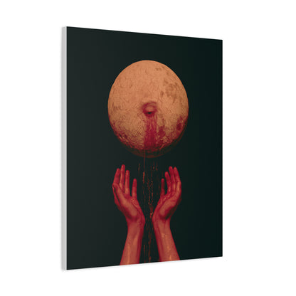 Praying To The Moon - Canva
