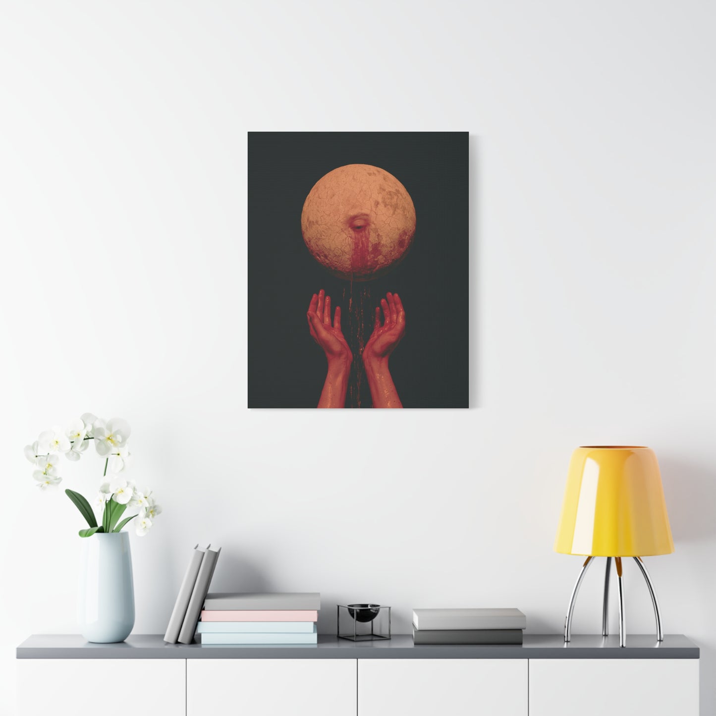 Praying To The Moon - Canva