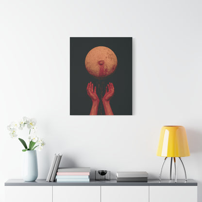 Praying To The Moon - Canva