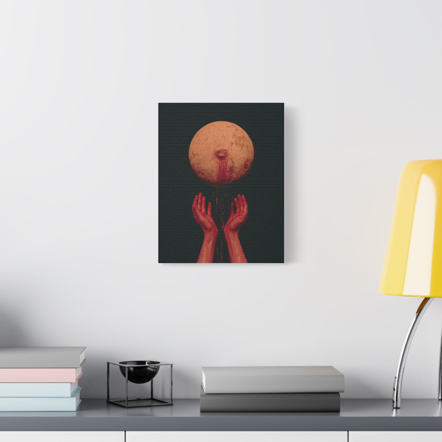 Praying To The Moon - Canva