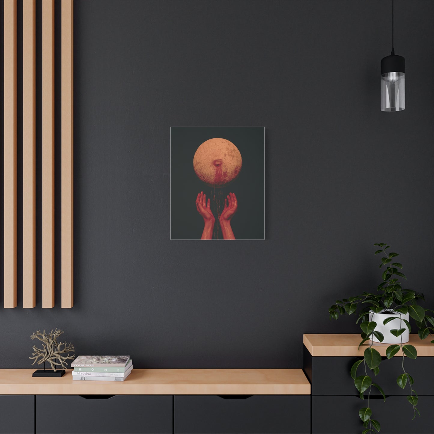 Praying To The Moon - Canva