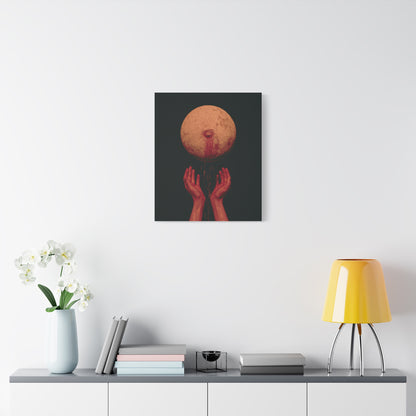 Praying To The Moon - Canva