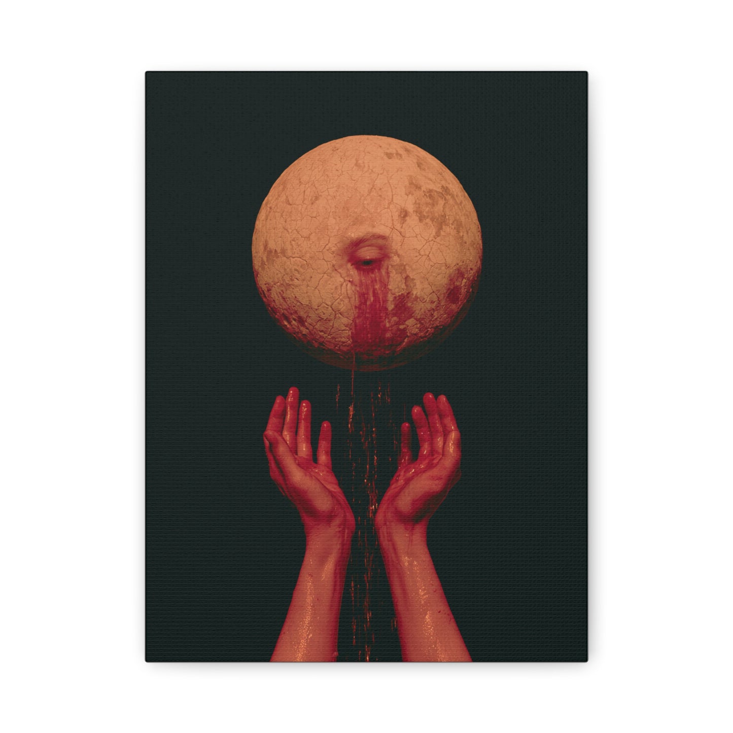 Praying To The Moon - Canva