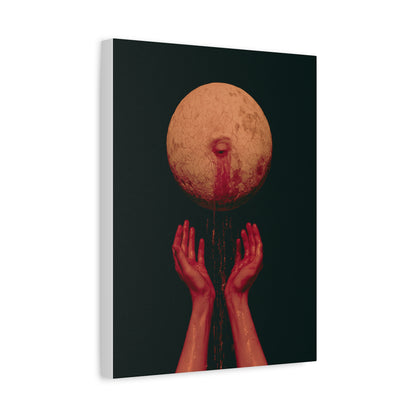 Praying To The Moon - Canva