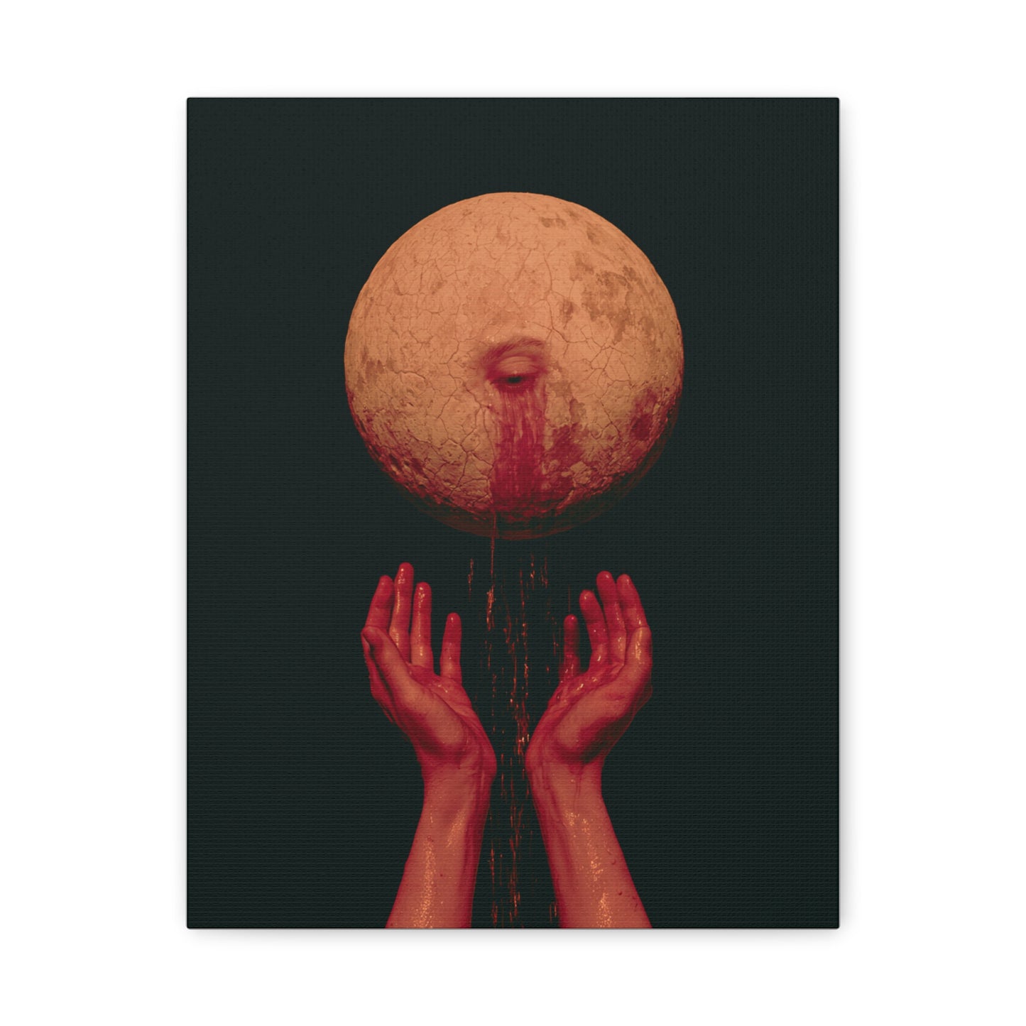 Praying To The Moon - Canva