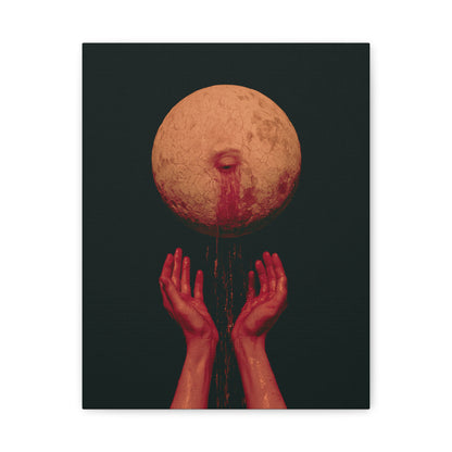 Praying To The Moon - Canva