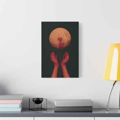 Praying To The Moon - Canva