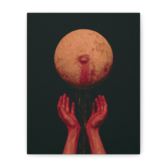 Praying To The Moon - Canva