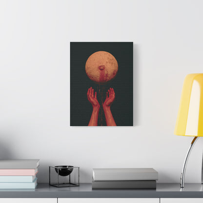 Praying To The Moon - Canva